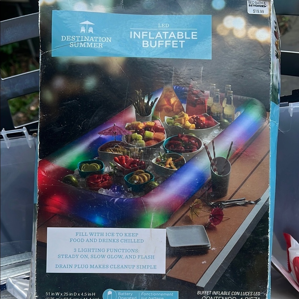 LED Inflatable Buffet - Multicolor